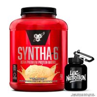 Proteina Syntha 6 / 5 LB BSN - Vainilla Ice Cream + Portaproteina