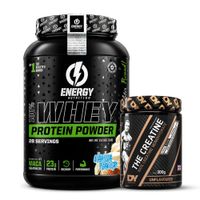 Proteina Whey Protein Powder ENERGY NUTRITION 1 KG - Vainilla + Creatina Dorian Yates 300 G