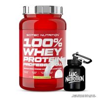 Proteina 100 % Whey Protein Professional 920 G SCITEC NUTRITION - Vainilla + PORTAPROTEINA
