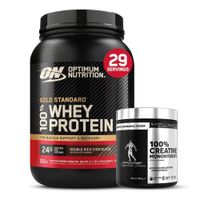 Proteina Gold Standard Whey 2 LB - Double Rich Chocolate + Creatina Kevin Levrone 300 G