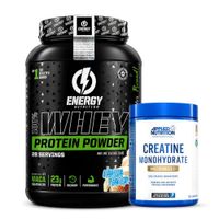 Proteina Whey Protein Powder ENERGY NUTRITION 1 KG - Vainilla + Creatina Applied Nutrition 500 G