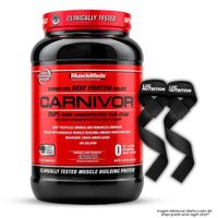 Proteina Carnivor 2.09 Lb Beef Protein - Chocolate + Straps