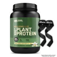 Proteína Vegana Gold Standard 100% Plant Protein / 740 gramos - Creamy Vainilla + Straps