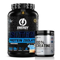 Proteina Isolatada ISOTECH Energy Nutrition 1 KG - Vainilla + Creatina Universe Nutrition 250 G