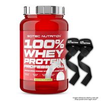 Proteina 100 % Whey Protein Professional 920 G SCITEC NUTRITION - Vainilla + STRAPS