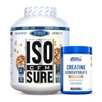 Proteina ISO CFM SURE 5 LB Bluhealth Nutrition - Cookie + Creatina Applied Nutrition 500 G