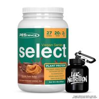 Select Vegan Protein PESCIENCE 2 LB - Chocolate Peanut Butter + Portaproteina