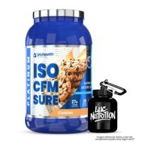 Proteina Isolatada PLATINUM ISO CFM SURE 2 LB Bluhealth Nutrition - Cookies + Portaproteina