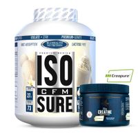 Proteina ISO CFM SURE 5 LB Bluhealth Nutrition - Vainilla + CREAPURE Myprotein 250 G