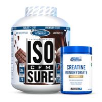 Proteina ISO CFM SURE 5 LB Bluhealth Nutrition - Chocolate + Creatina Applied Nutrition 500 G