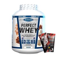 Proteina Perfect Whey 5 LB Bluhealth Nutrition - Canela + 2 Sachet Diabolus