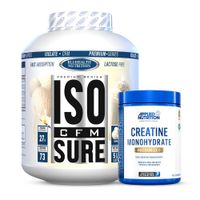 Proteina ISO CFM SURE 5 LB Bluhealth Nutrition - Vainilla + Creatina Applied Nutrition 500 G