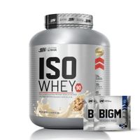 Proteina Isolatada Iso Whey 90 2.5 KG - Cookie and Cream + 2 Sachet BIGM