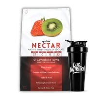 Proteina Isolatada NECTAR 2 LB SYNTRAX - Strawberry Kiwi + Shaker