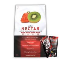 Proteina Isolatada NECTAR 2 LB SYNTRAX - Strawberry Kiwi + 2 Sachet Diabolus