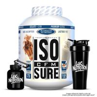 Proteina ISO CFM SURE 5 LB Bluhealth Nutrition - Cinnamon + Shaker + Portaproteina