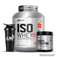 Iso Whey 90 2.5 kg Proteina Isolatada -Cookie and Cream + Creatina Universe Nutrition 500 g + Shaker