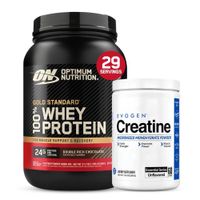Proteina Gold Standard Whey 2 LB - Double Rich Chocolate + Creatina Evogen 300 G