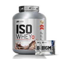 Proteina Isolatada Iso Whey 90 2.5 KG - Chocolate + 2 Sachet BIGM