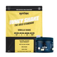 Proteina Whey Shake 5 LB SYNTRAX - Vainilla Shake + CREAPURE Myprotein 250 G