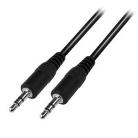 CABLE DE AUDIO DE MINI PLUG MACHO A MINI PLUG MACHO DE 3 MTS TRAUTECH