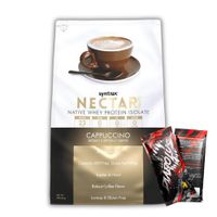 Proteina Isolatada NECTAR 2 LB SYNTRAX - Cappuccino + 2 Sachet Diabolus