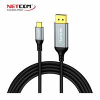 CABLE ADAPTADOR BIDIRECCIONAL USB-C A DISPLAYPORT DE 1.80 MTS NETCOM