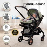 Coche Carriola  Función Portabebé TRAVEL ONE Kidilo Edición Exclusiva Green