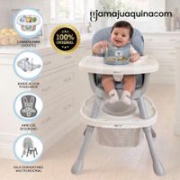 Silla de Comer Multifuncional LYON Colección Especial Light Blue