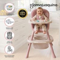 Silla de Comer Multifuncional LYON Colección Especial Pink