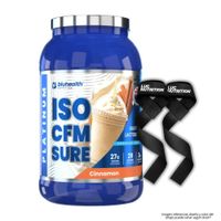 Proteina Isolatada PLATINUM ISO CFM SURE 2 LB Bluhealth Nutrition - Canela + Straps