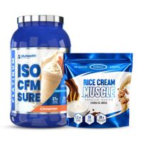 Proteina PLATINUM ISO CFM SURE 2 LB - Canela + Crema de Arroz Bluhealth Nutrition 1.2 KG - Cookie