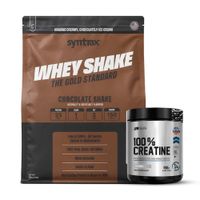 Proteina Whey Shake 5 LB SYNTRAX - Chocolate Shake + Creatina Universe Nutrition 150 G