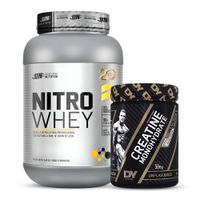 Nitro Whey 1.1 KG Proteina Whey - Chocolate + Creatina Dorian Yates 300 G