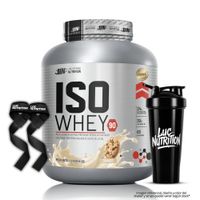 Proteina Isolatada Iso Whey 90 2.5 kg - Cookie and Cream + Straps + Shaker