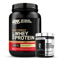 Proteina Gold Standard Whey 2 LB - Vainilla Ice Cream + Creatina Kevin Levrone 300 G