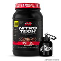 Nitrotech Whey Protein - Proteina Nitrotech Performance 2 LB - Milk Chocolate + Portaproteina