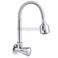 Caño Flexible Pared Cromado Liviano Manija Trinidad