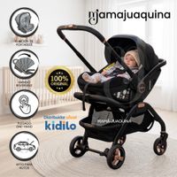 Coche Carriola  Función Portabebé TRAVEL ONE Kidilo Edición Exclusiva Black