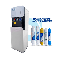 Dispensador de agua prowhite premiun con 5 filtros - Purificador de agua