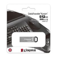 USB KINGSTON DATATRAVELER KYSON 512GB USB 3.2 GEN 1 METAL SILVER DTKN512GB