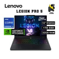 LAPTOP LENOVO LEGION PRO 5  INTEL CORE I9-14900HX  32 GB RAM  1 TB SSD RTX 5060-8GB  16