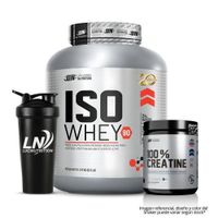 Iso Whey 90 2.5 kg Proteina Isolatada - Cookie + Creatina Universe Nutrition 250 g + Shaker