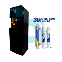 Dispensador de agua ultrablack ultra premiun 3 etapas con UV - Purificador de agua