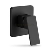 Mezcladora Monocomando para Ducha Cuadrada Negro Mate Apache