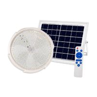 LAMPARA SOLAR DE TECHO LANTUN TY17699 1200 LED CON SENSOR