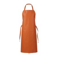 Mandil Plastico pvc Industrial Naranja 60 cm x 1.20mts