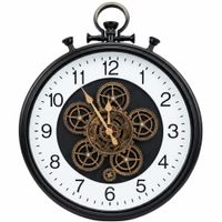 Reloj de Pared Decorativo 40x40cm Diseño Vintage con -Engranajes