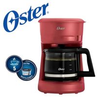 CAFETERA OSTER 5 TAZAS COLOR ROJO MOD BVSTDCDR5R