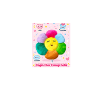 Cojín Decorativo con Forma de Flor Feliz Stock